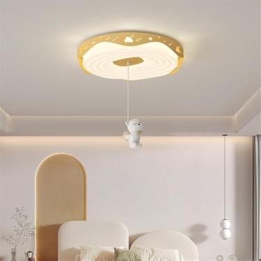 Imagem de Lâmpada de teto de quarto infantil moderna nórdica LED adequado para meninos e meninas estudo de quarto do jardim de infância luz de decoração (Estilo 14)