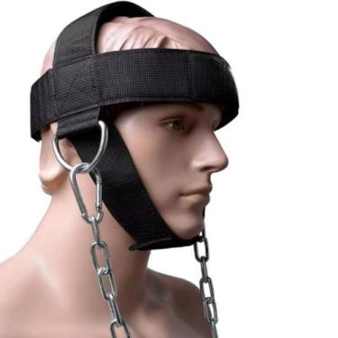 Imagem de Cinto Fortalecimento do Pescoço Exercício Musculação Fitness - XD Fitn