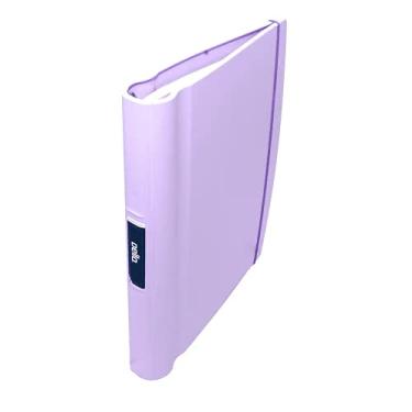Imagem de Fichário de PVC 4 Argolas Lilás Pastel + Estojo - 01 Kit, Dello, 5022LP.0006, Multicolor