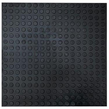 Imagem de Piso Emborrachado Moeda 50x50cm – Antiderrapante, Resistente e Ideal para Academia, Garagem e Área Externa