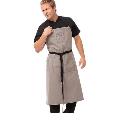 Imagem de Chef Works Avental ajustável Portland, Preto - avental de chef, One Size