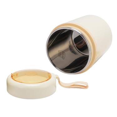 Imagem de Aquecedor de Alimentos Portátil, Lancheira Elétrica de Aço Inoxidável 304, Jarra de Alimentos à Prova de Vazamentos de Temperatura Constante, Adequada para Escritório, Viagens de