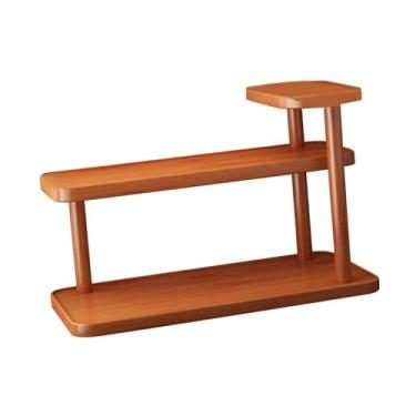 Imagem de predolo Mesa de Madeira para Armazenamento de Produtos de Beleza, 30x14x20cm