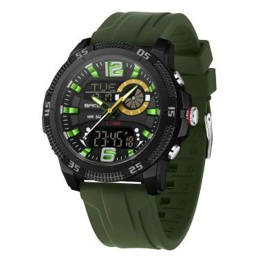 Imagem de Relógio Masculino Moda Quente Tendência Eletrônico Horário Duplo