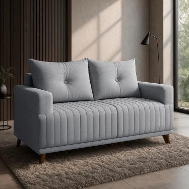 Imagem de Sofá 2 Lugares Leona em Linho Bom Pastor