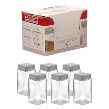 Imagem de Haüskraft -Saleiro e Pimenteiro de vidro Mezza 130 ml