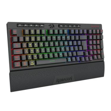 Imagem de Teclado Gamer Membrana Redragon Shiva Pro 98 RGB Preto K515RGB-PRO PT