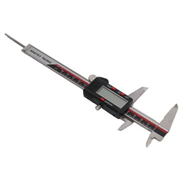 Imagem de Paquímetro Digital, Escala Transparente, Conversão Métrica/polegada, Aço Inoxidável, Portátil, Display LED, para Medição de Objetos (-1111210085612)