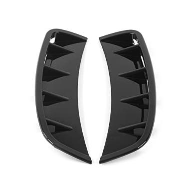 Imagem de POCREATION Piano de Substituição de Spoiler de Acabamento Lateral do Pára -choques Preto para Aclass Hatchback Sedan W177 AMG Linha 2018+