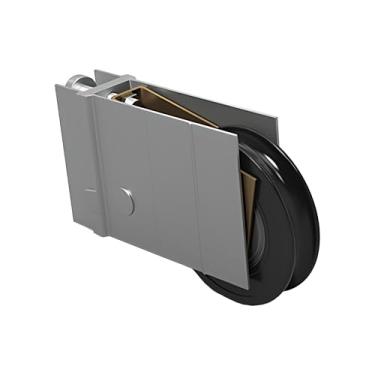 Imagem de Brixwell Porta de pátio tamanho de roda de 3,5 cm, tipo de roda de nylon, rolo de rolamento de precisão de montagem de rolo, largura de 17/81.3 cm, para portas de pátio deslizantes residenciais e