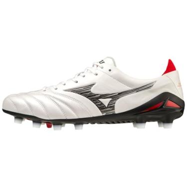 Imagem de Mizuno Tênis de futebol masculino Morelia Neo Iv Made in Japan Kl, Branco/preto, 44