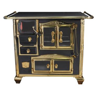 Imagem de Fogao a Lenha Venax n 1 Princess Preto Gold SD