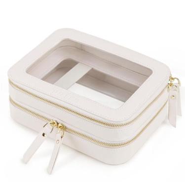 Imagem de Bolsa de maquiagem Prite Bolsa de cosméticos de viagem impermeável de 