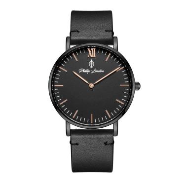 Imagem de Relógio Masculino Greenwich Leather All Black 40mm
