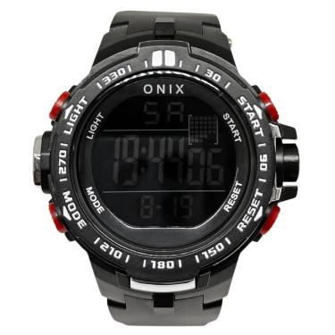 Imagem de Relógio Masculino Onix Digital IT-379H Preto e Vermelho
