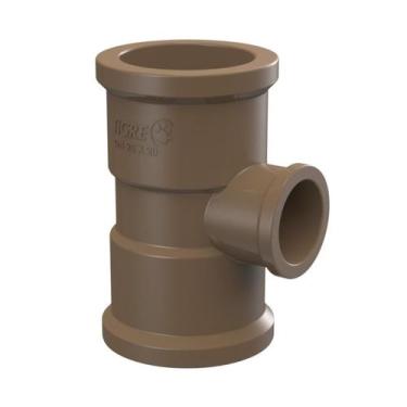 Imagem de Tee marrom red.l.l.tigre 50mmx32mm - Tigre tubos e conexões