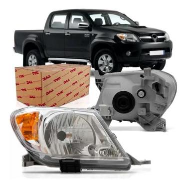 Imagem de Farol Toyota Hilux / 05 a 08  Lado Esquerdo (Motorista) - MARCA
