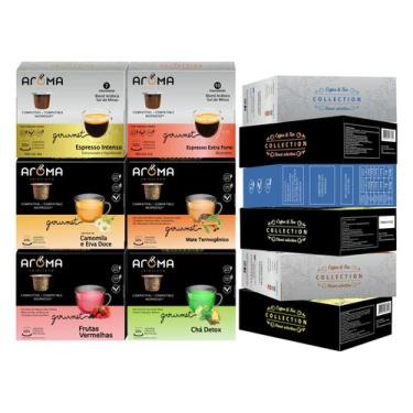 Imagem de 120 Cápsulas Café & Chá Personalizado Aroma Selezione - Cápsulas Para 