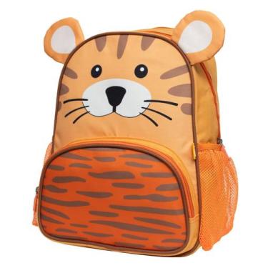 Imagem de Mochila infantil bebe creche tigre george 14" yins ys42298 - YINS KIDS
