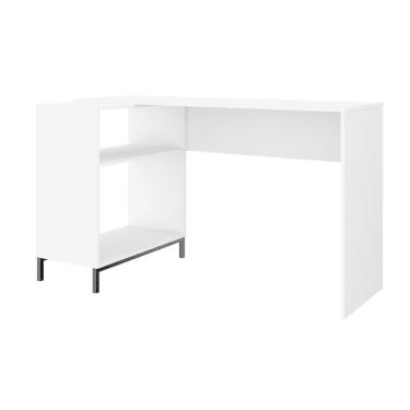 Imagem de Escrivaninha em MDP com 2 Nichos e Pé Metálico BRV Móveis