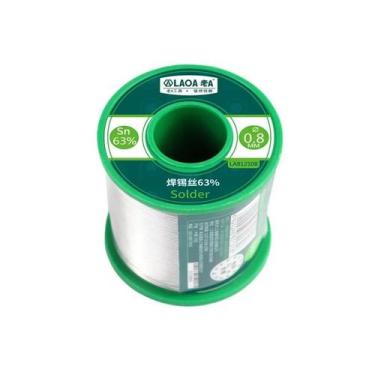 Imagem de Fio De Solda Puro De Alta Qualidade, 63 Por Cento, 1mm, Rolo De 400g P