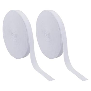 Imagem de arricraft Correia de poliéster branco de 219 metros, rolo de fita resistente de 2,5 cm para alças de bolsa, coleira de cachorro, cinto de segurança, alças de mochila, corda de resgate, equipamento