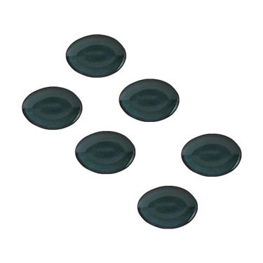Imagem de Conjunto de Pratos de Sobremesa Ovais Porto Brasil Orgânico Oceano 22,5cm - 6 peças