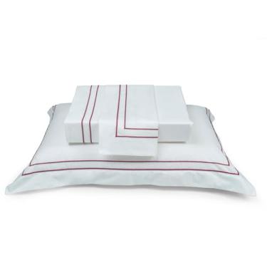 Imagem de FRONHA PREMIUM HARMONIOUS BURGUNDY - CETIM 300 FIOS - 50X90