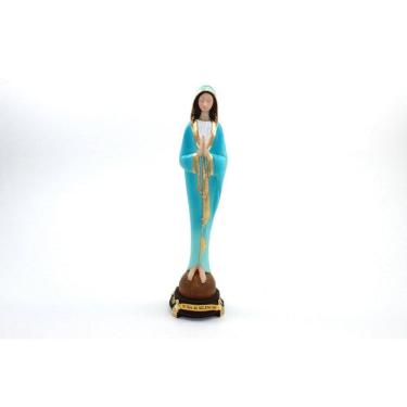Imagem de Imagem Nossa Senhora Do Silêncio Azul Resina 20 Cm