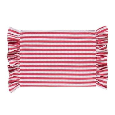 Imagem de Jogo Americano Copa E Cia Avuslo Dupla Face Marie Xadrez Vermelho