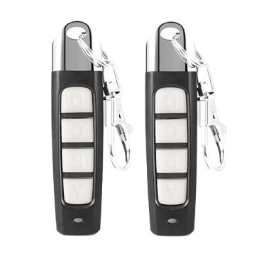 Imagem de Twins Kit2 Universal 4 Botões Clonagem Alarmes Sem Fio Controle Remoto Substituição Portão Elétrico 433,92 MHz para Porta de Garagem de Carro Portas Rolantes Fechadura Claraboia (Roxo-Preto) (ABCD
