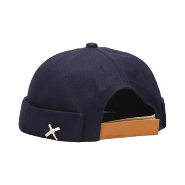 Imagem de Gorro Unissex De Algodão Estilo Docker Retrô Hip Hop Para Verão Ao Ar 