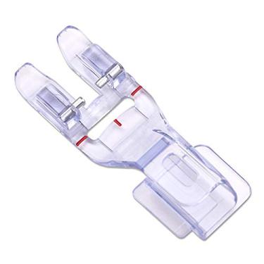 Imagem de ZIGZAGSTORM 820931096 Junte-se e Dobre o Pé de Pressor de Bordas para Janome, Pfaff C, D, E, G, J, K Máquina de Costura 820931096