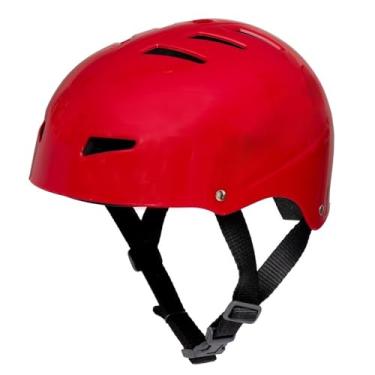Imagem de Capacete Profissional para Skate Bike Patins Patinete Bmx Bike Eletrica etc Unissex (VERMELHO,PP)