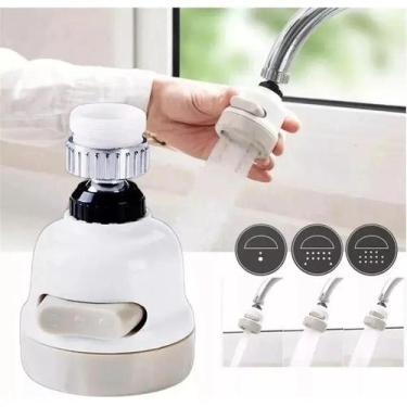Imagem de Bico Torneira Chuveirinho Gourmet Arejador 3 Jatos Adaptador - DropJT
