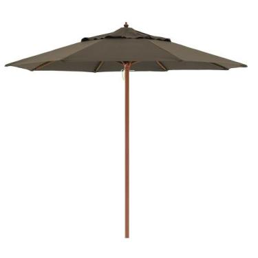 Imagem de Ombrellone Central Treviso em Madeira 4 metros Marrom Bel, 4,00m