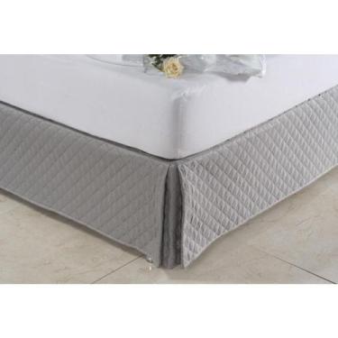 Imagem de Saia Box Matelassê Ultrassônico Forro Em Tecido No Mesmo Tom - Solteir