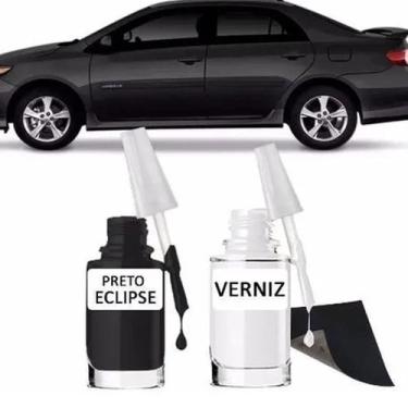 Imagem de Tinta Retoque Tira Risco Automotivo Preto Eclipse - MGN, PRETO ECLIPSE