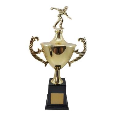 Imagem de Troféu de Bocha Premiação Irmossi Tam. 50cm Ref. M2050-Unissex