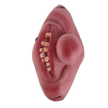 Imagem de ZJchao Meia Face Horrível Máscaras Engraçado Assustador Látex Palhaço Máscara Cosplay para Festa de Halloween Carnaval Traje Acessórios Látex Tamanho Único (Cor variada)