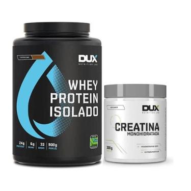 Imagem de Kit Whey Protein Isolado 900g + Creatina 300g - Dux - Dux Nutrition, C