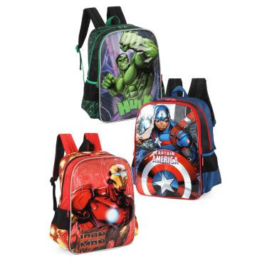 Imagem de Mochila Costas Infantil Luxcel Marvel Avengers IS41601AG