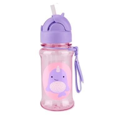 Imagem de Garrafinha Flip Tritan 355Ml Zoo Baleia Narval Skip Hop