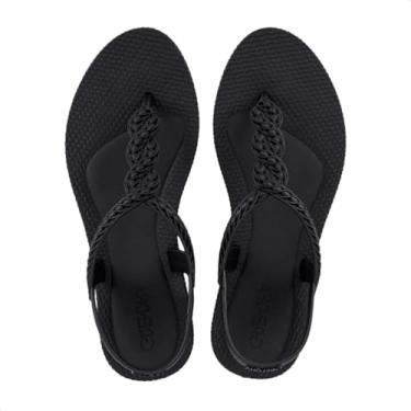 Imagem de Sandália Rasteira Feminina Grendha Elegante Confortável Preto (Preto, BR, Adulto, Numérico, 39)