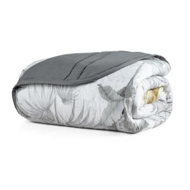 Imagem de Edredom Solteiro Dupla Face Micropercal 200 Fios - Conforto Premium em 1 Peça (VALÊNCIA)