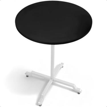 Imagem de Mesa de Canto Redonda Decorativa Mesa Lateral Valência - Loja da Isa, 