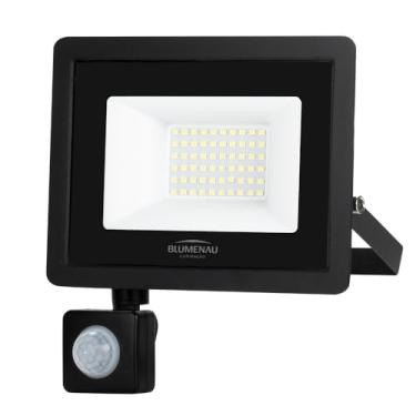Imagem de Refletor Blumenau Led Tech Pro 50W Preto Bivolt IP66 6500K Luz Branca