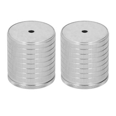 Imagem de YWBL-WH Pernas de Mesa Risers Ajustável 43-75mm Pés de Móveis de Liga de Alumínio para Colchões Pesados ​​estrutura de Cama Pernas de Apoio sofá Armário Mesa (Cinza)