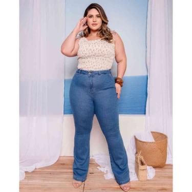 Imagem de Calça Jeans Feminina Flare Petit - 31573