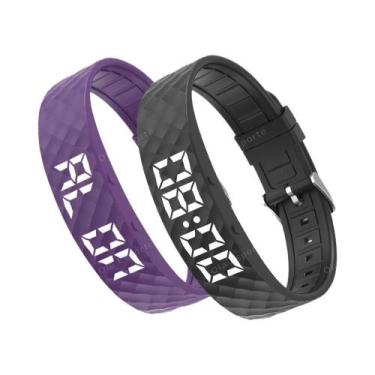 Imagem de Pulseira Inteligente LED À Prova d'Água, Digital, Com Pedômetro E Alar